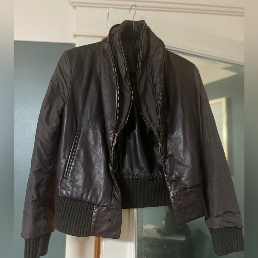 Michael Kors Reversible leather jacket